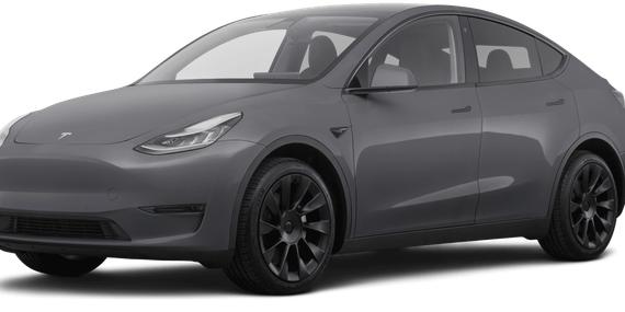TESLA MODEL Y 2021 5YJYGDED2MF123145 image